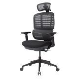 WorkPro Momentum Ergonomic Mesh Active High-Back Chair， Black， BIFMA Certified