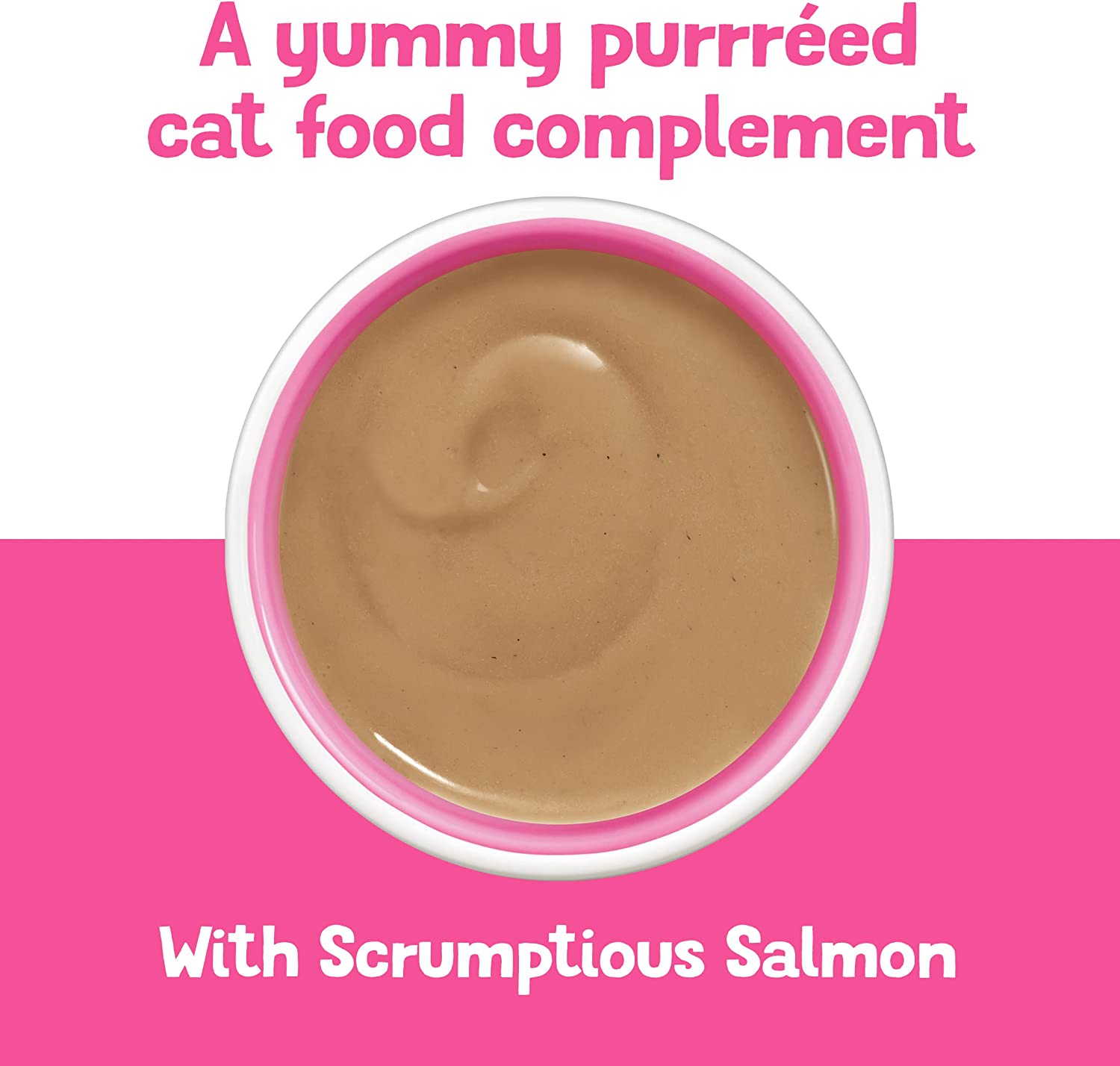 Purina Friskies Pureed Cat Food Topper Lil’ Shakes with Scrumptious Salmon - (16) 1.55 oz. Pouches