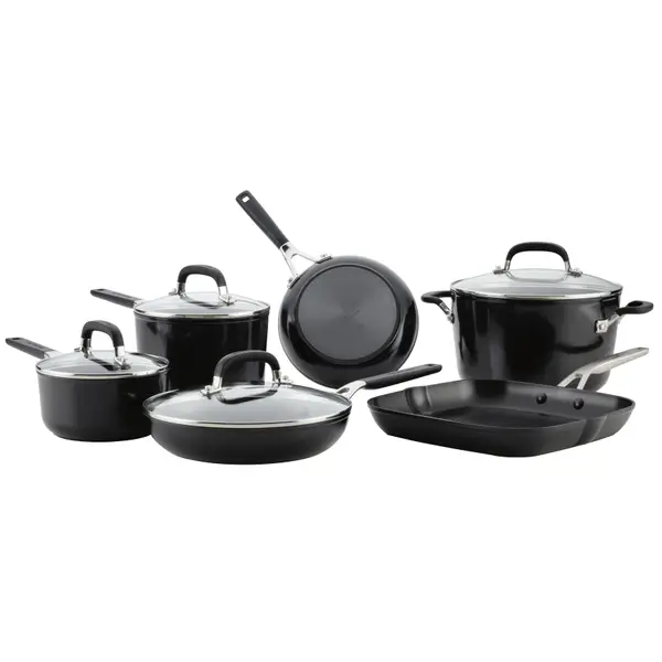 KitchenAid 10-Piece Hard Anodized Nonstick Cookware Set