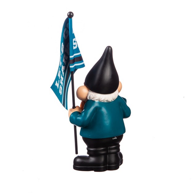 Evergreen San Jose Sharks Flag Holder Gnome