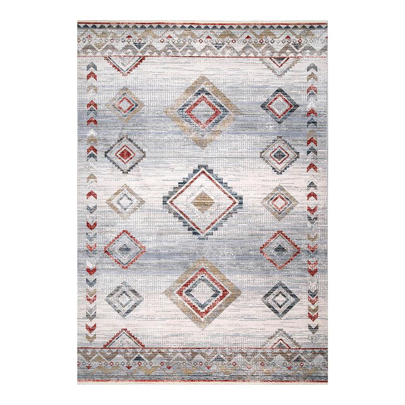 nuLOOM Alondra Tribal Diamonds Area Rug