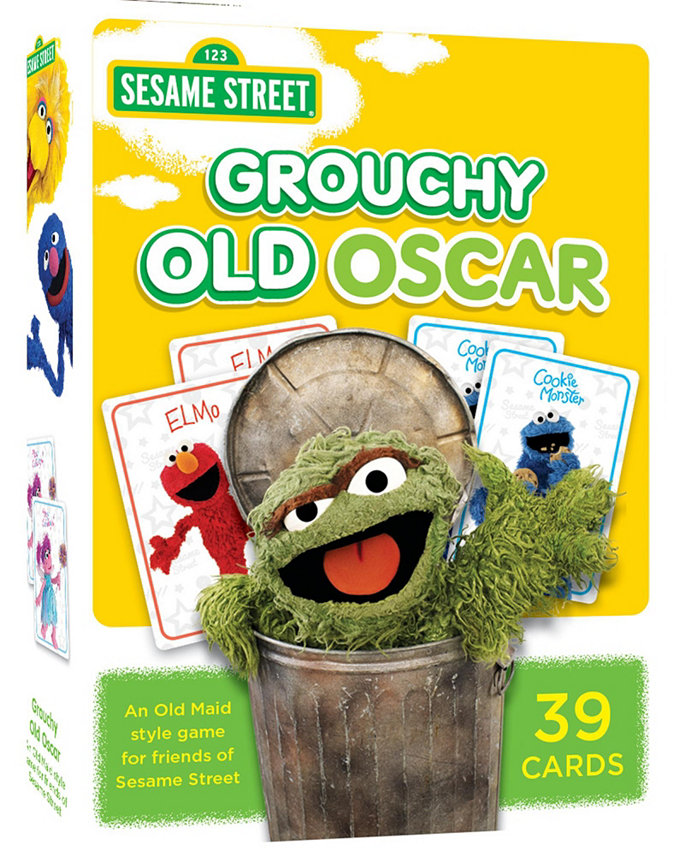 MasterPieces Puzzles Sesame Street - Grouchy Old Oscar Kids and Family Card Game