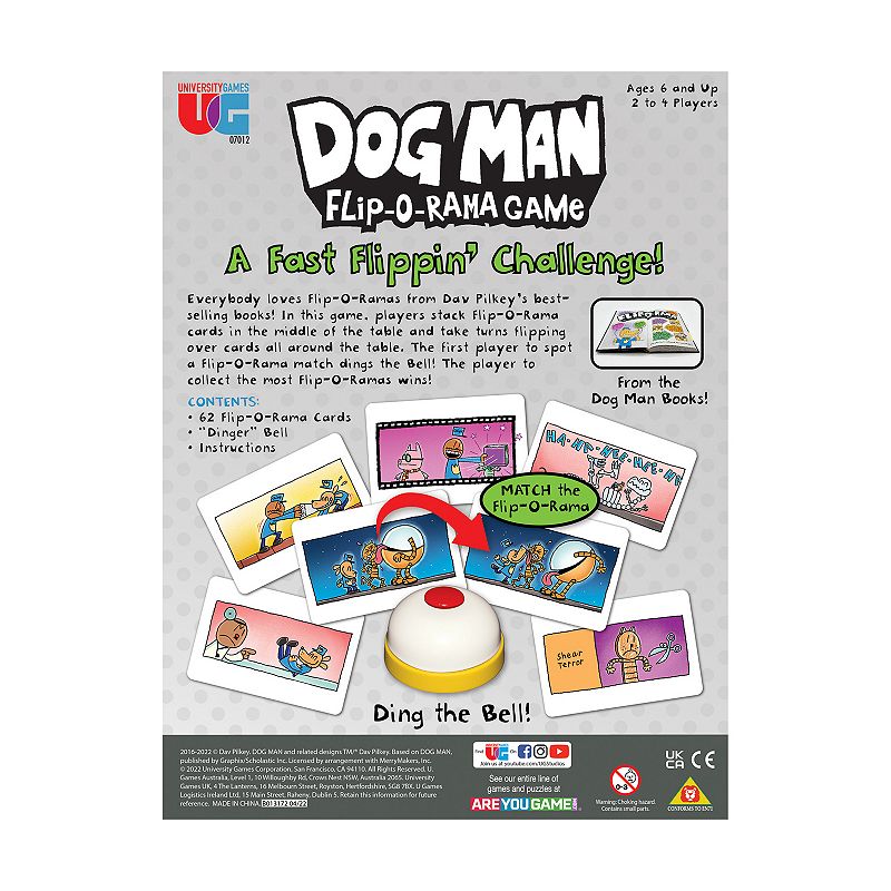 University Games Dog Man Flip-O-Rama Game