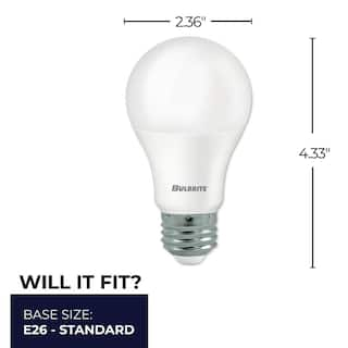 Bulbrite 60-Watt Equivalent A19 Medium Screw LED Light Bulb Soft White Light 3000K 48-Pack 861721