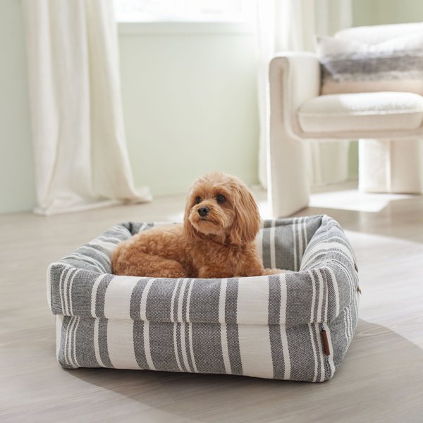 Frisco Farmhouse Deep Cuffed Cuddler Dog Bed