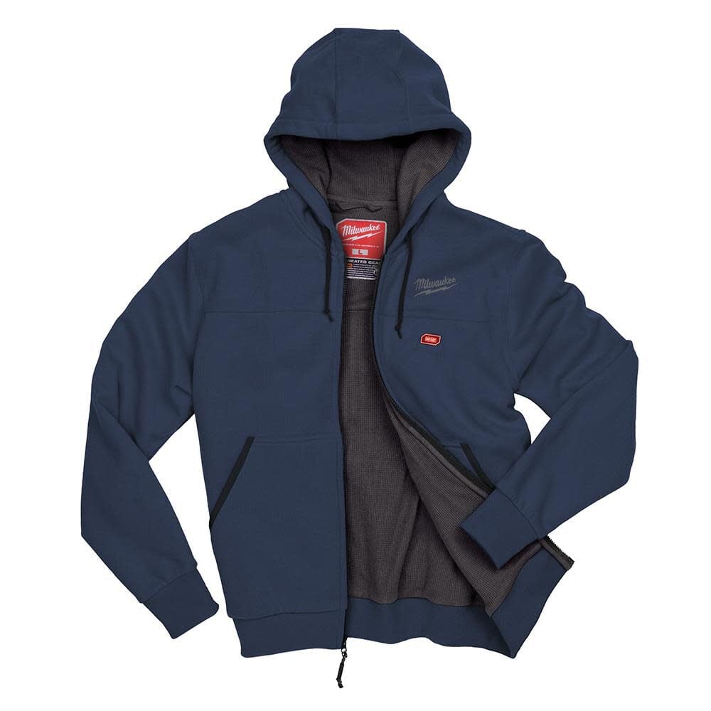 MW M12 Heated Hoodie Kit 3X (Navy Blue) 302BL-213X from MW