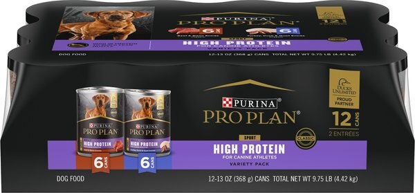 Purina Pro Plan Sport High Protein Variety Pack Wet Dog Food