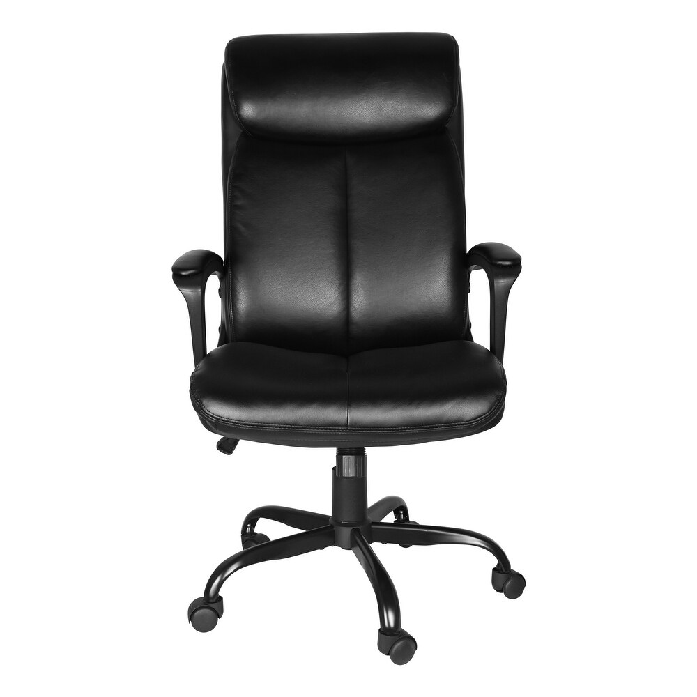 Office Desk Chair with PU Leather Adjustable Height Tilt Swivel   26.97\