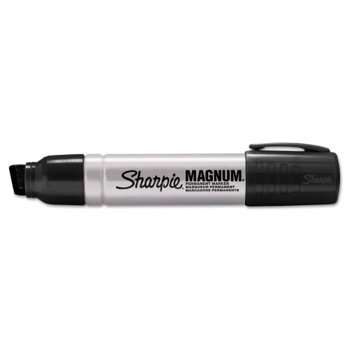 Sharpie Magnum Permanent Marker， Broad Chisel Tip， Black (44001)