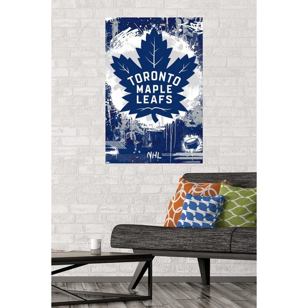 Trends International Nhl Toronto Maple Leafs Maximalist Logo 23 Unframed Wall Poster Prints