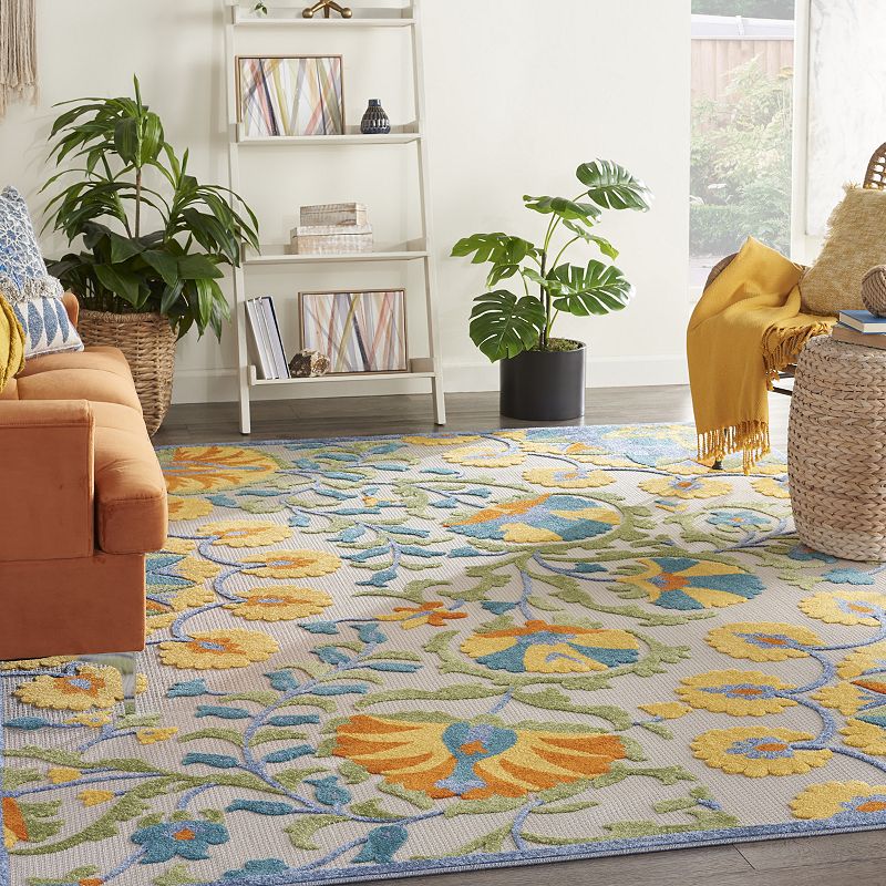 Nourison Aloha Sunbright Indoor Outdoor Rug