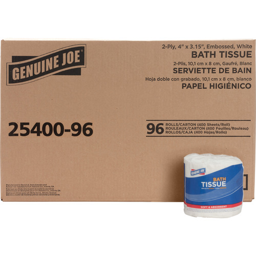 Genuine Joe 2ply Standard Bath Tissue Rolls  GJO2540096