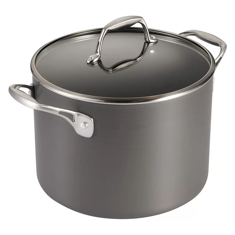 Tramontina 8-qt. Hard-Anodized Aluminum Covered Stock Pot