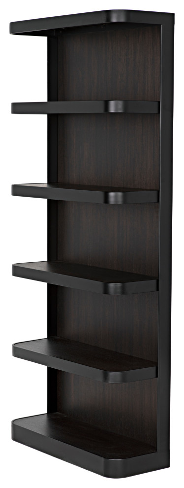 Dido Bookcase  Black Metal   Transitional   Bookcases   by Noir  Houzz