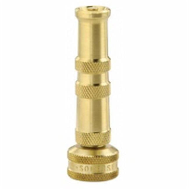 Melnor 581522 4 in. Green ThumbTwist Hose Nozzle - Brass