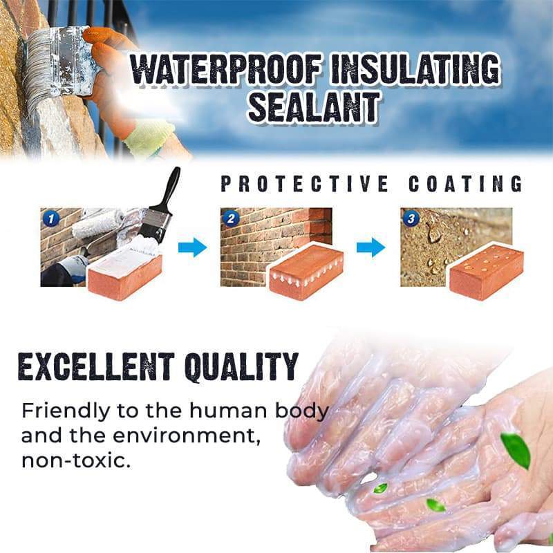 Waterproof Insulating Sealant(Gift Free Brushes)🔥Buy More Save More🔥