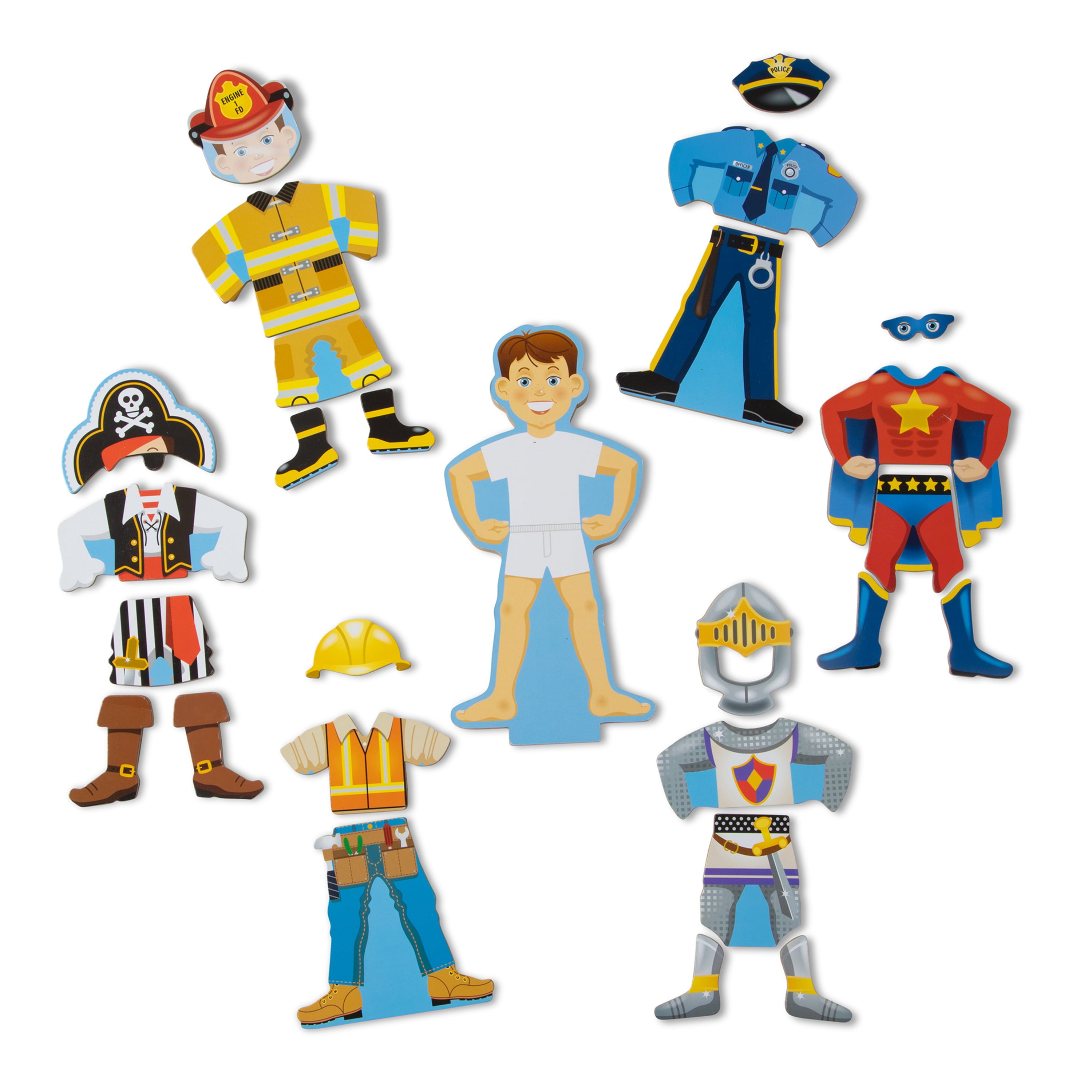 Melissa and Doug Joey Magnetic Wooden Dress-Up Pretend Play Set (25+ pcs)