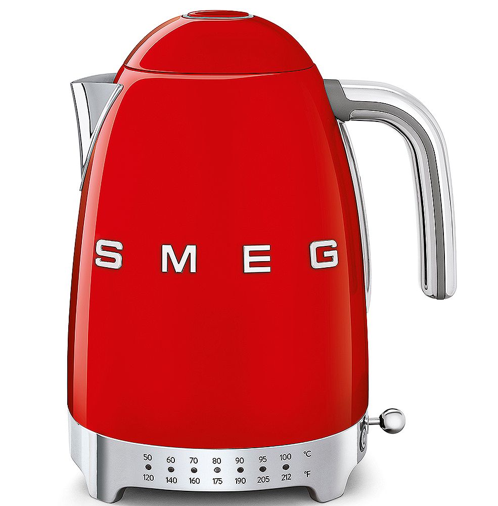 Smeg 50's Retro Style Red Variable Temperature Kettle