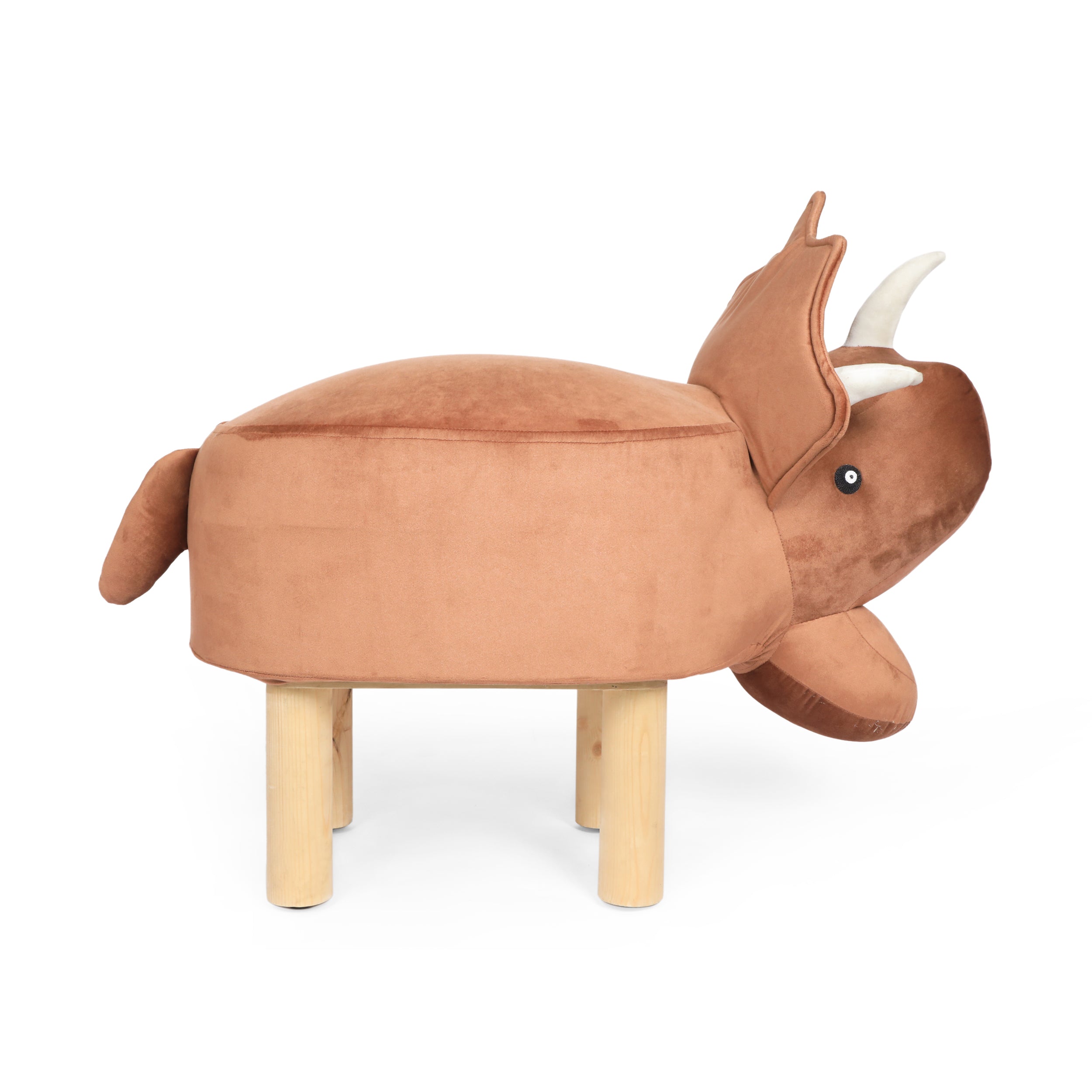 Eliakim Contemporary Kids Triceratops Ottoman