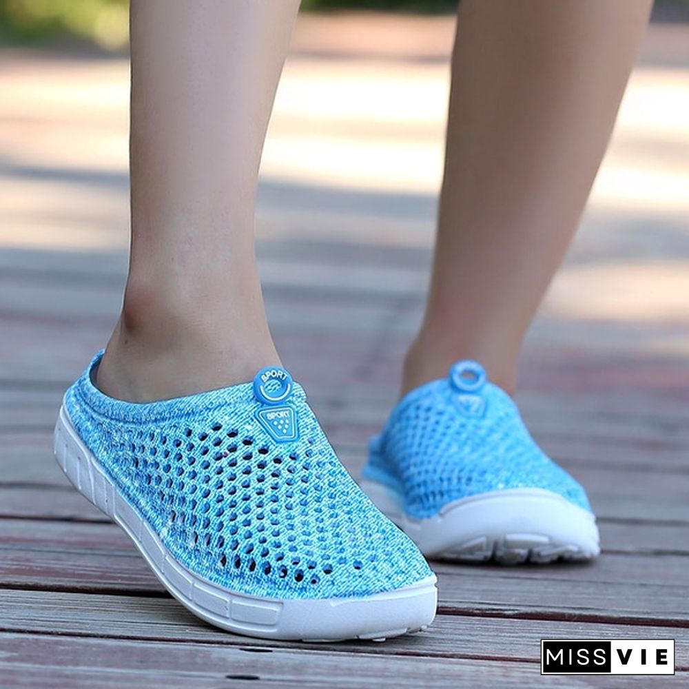 36-42 Ladies Beach Slippers Outdoor Casual Flat Sandals Summer Slip Comfort Women Large Slippers Zapatillas Femeninas