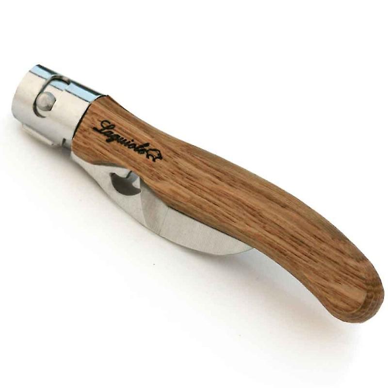 Mushroom Laguiole knife with wood pencil case