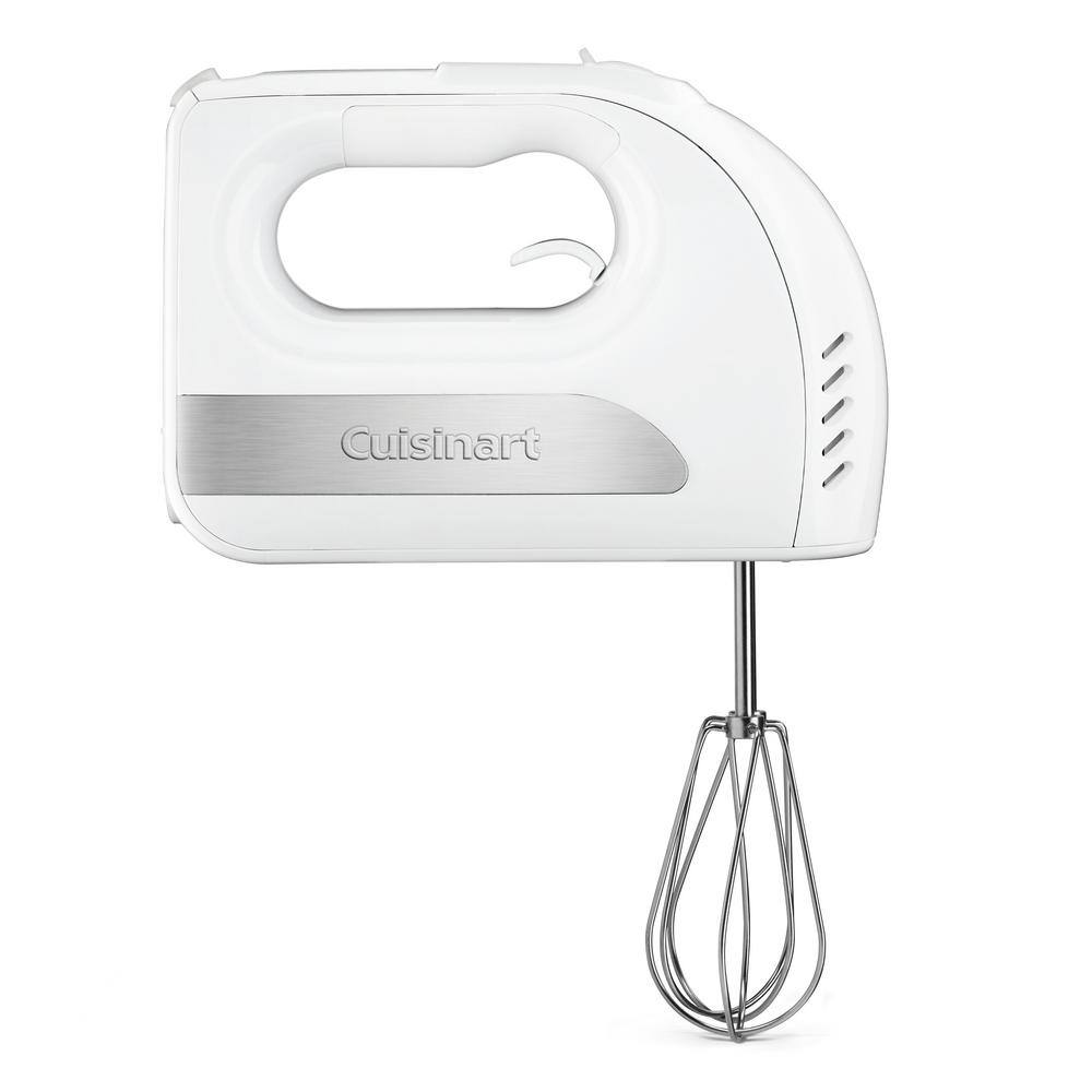 Cuisinart Power Advantage 6-Speed White Hand Mixer with easy to Clean and Eject Beaters HM-6P1