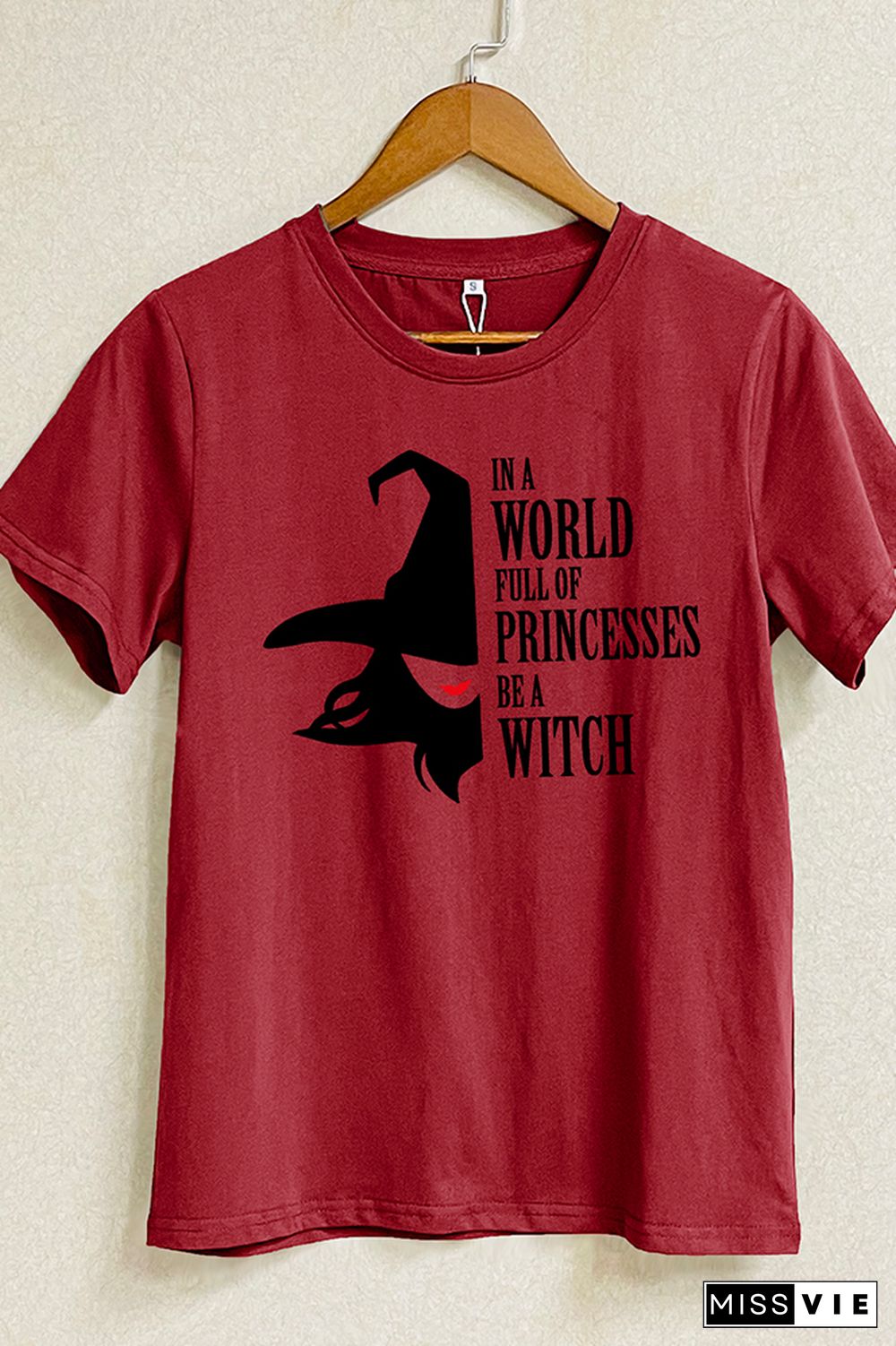 Spooky Witch Short Sleeve Graphic Tee Wholesale