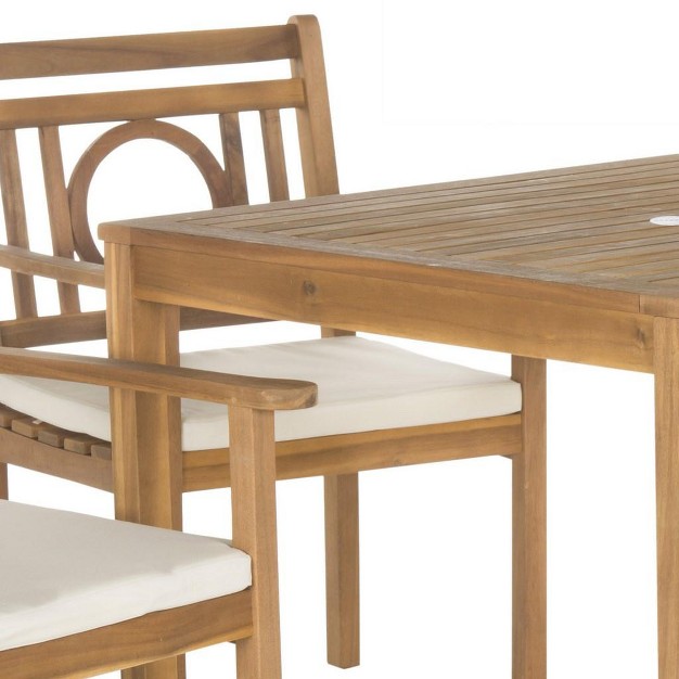 Montclair 5 Piece Patio Outdoor Dining Set Safavieh