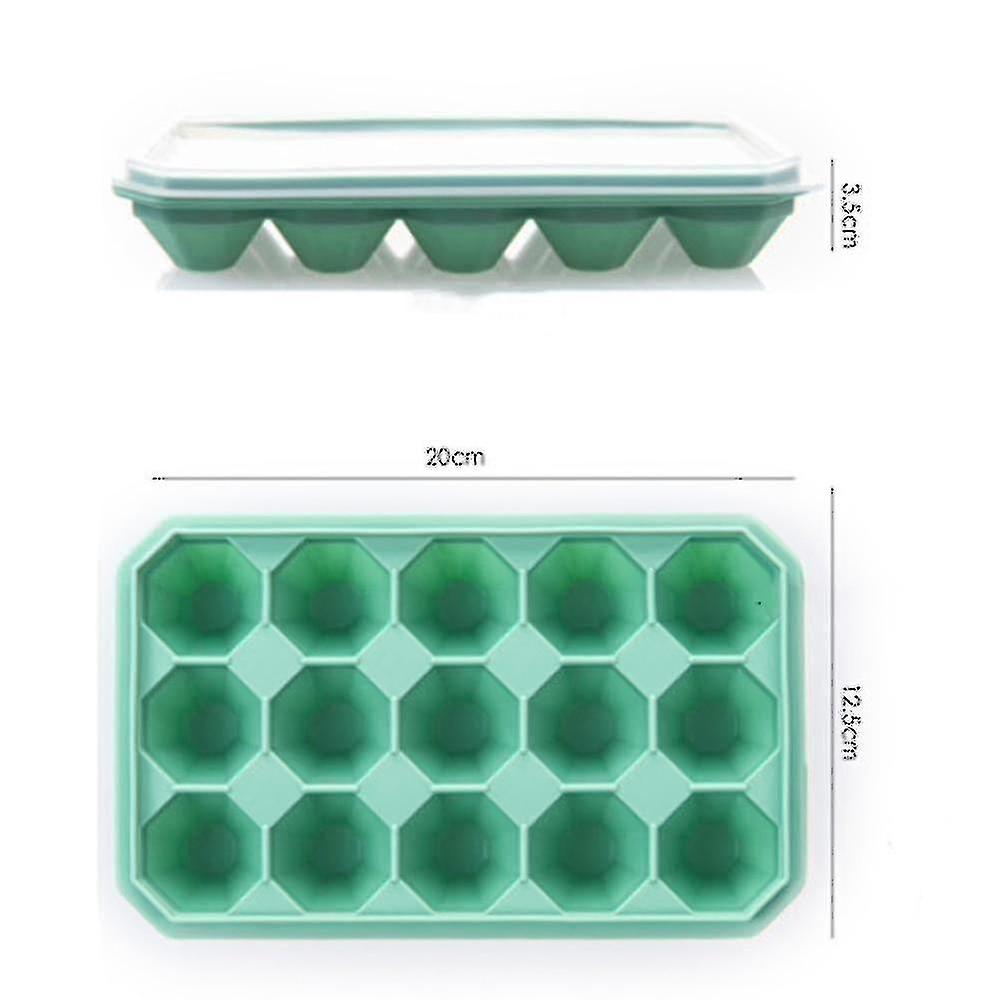 20cm Tray With Lid Diy Ice Cube Mold Ice Candy Cake Pudding Chocolate Molds