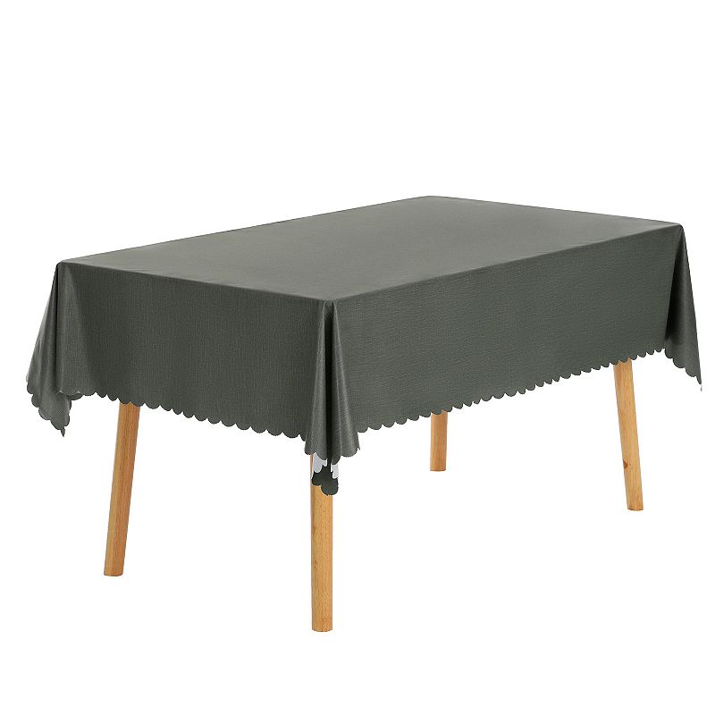 Rectangle Oil-proof Spill-proof Water Resistance Pvc Table Cover 1 Pc， 55 X 118