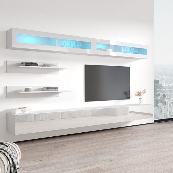 Fly I2 30TV Wall-mounted Floating Modern Entertainment Center