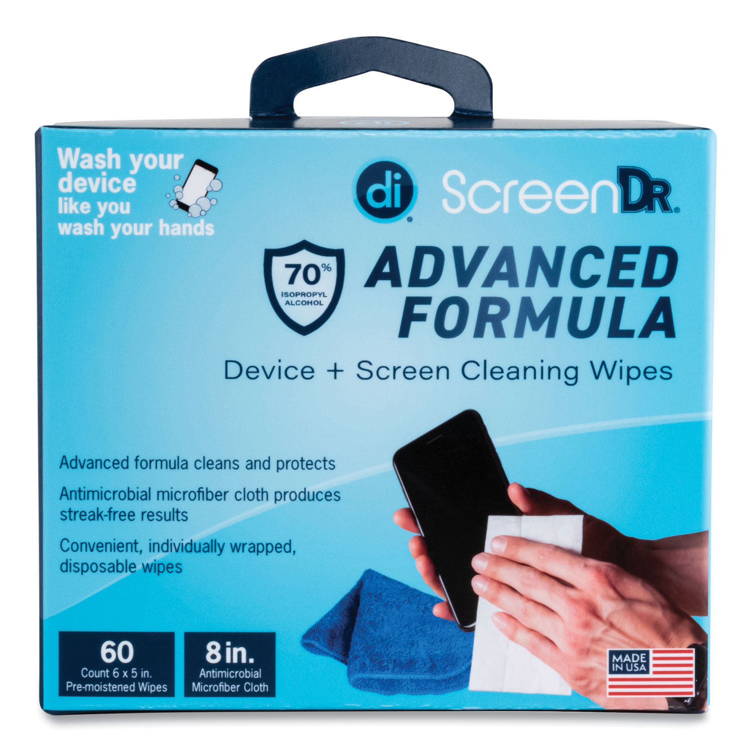 ScreenDr Device and Screen Cleaning Wipes by Digital Innovations DGV32347