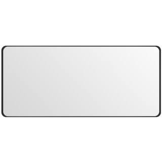 Klajowp 72 in. W x 32 in. H Large Rectangular Framed Wall Mounted Bathroom Vanity Mirror in Black RM01-18181-120