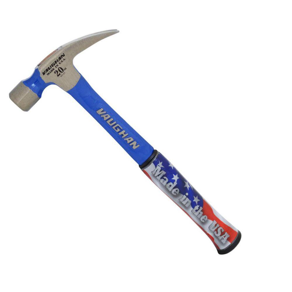 Vaughan 20 oz.. Smooth Face Solid Steel Rip Hammer 14 In steel handle R999