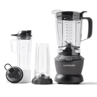 NutriBullet 64 oz. 3-Speed Black Combo Blender with Pulse and Extract NBF-50500