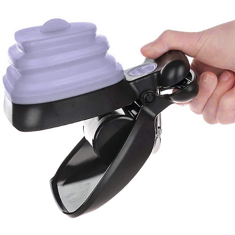 Portable 2 in 1 dog poop scoopers