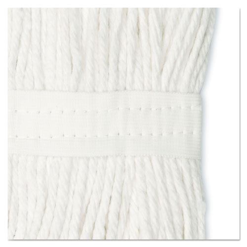 Boardwalk Cut-End Wet Mop Head | Cotton， No. 24， White | UNS2024C-EA