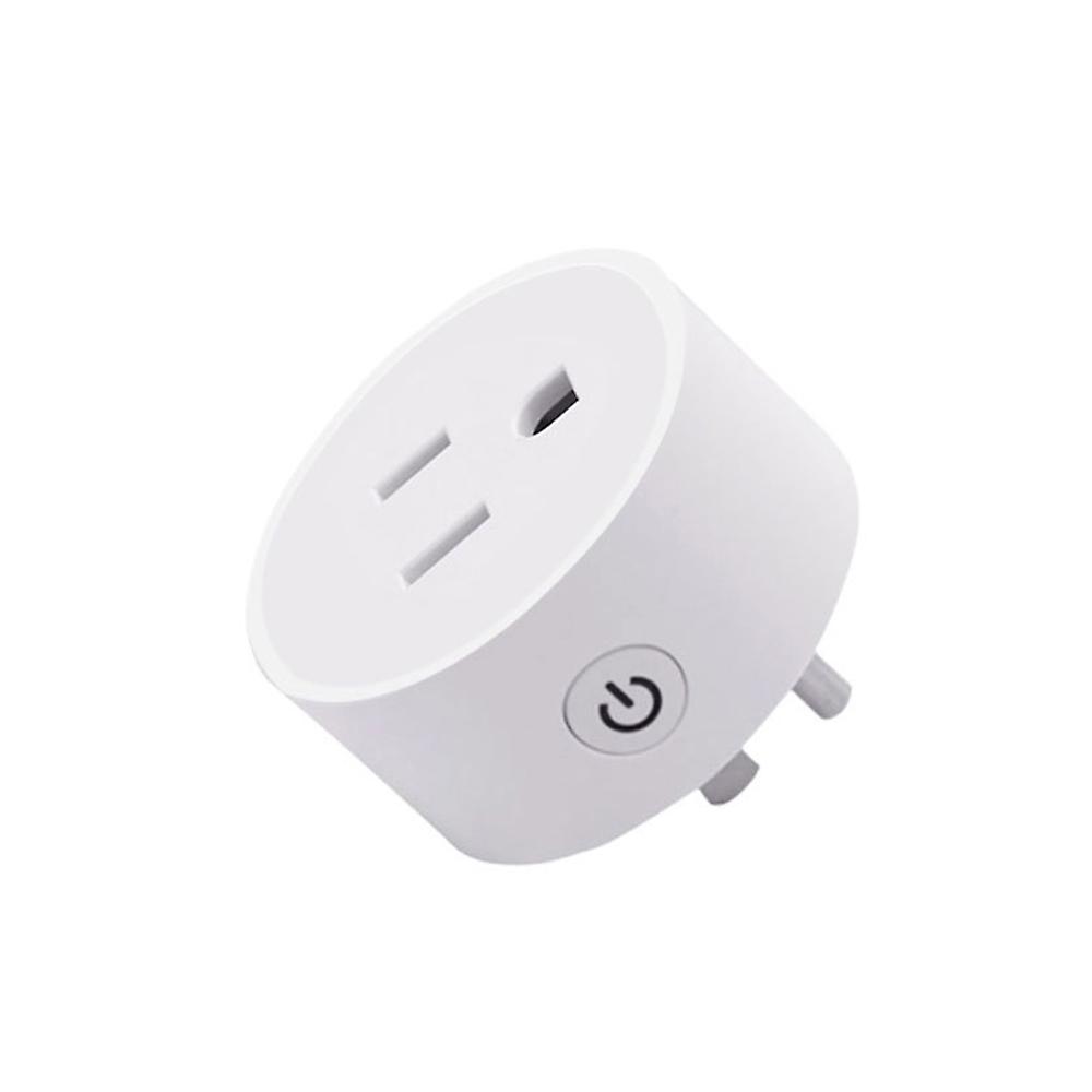 White Smart Wifi Socket Smart Plug Mini Wifi Outlet With Timer Function App Remote Control Wireless Outlet