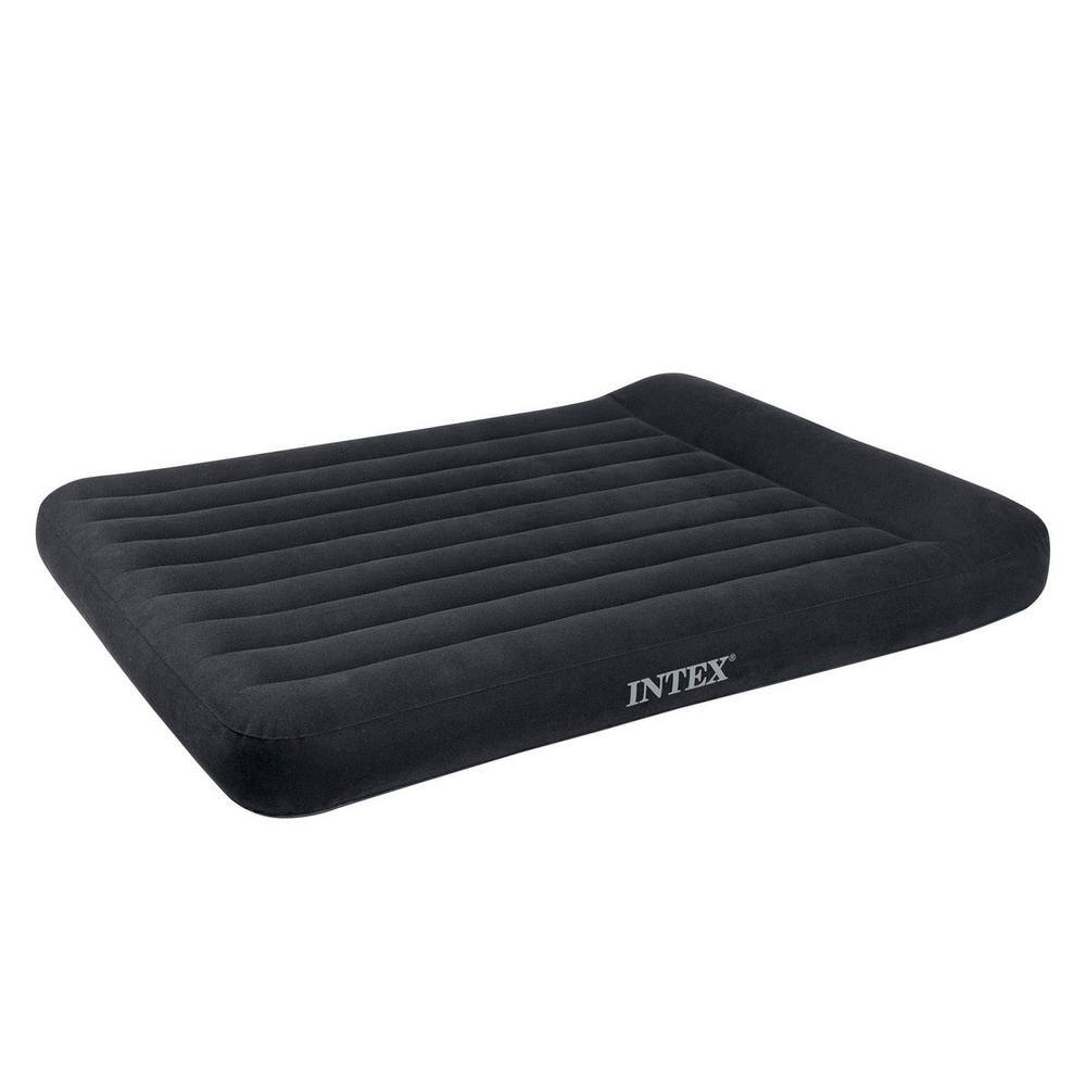 INTEX Dura Beam Standard Pillow Rest Classic Queen Airbed with Built-in Pump 64149EP