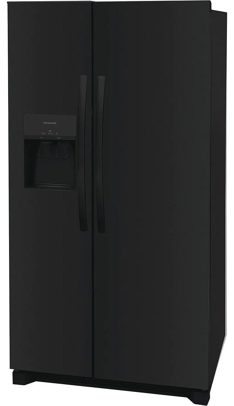 Frigidaire 25.6 Cu. Ft. Black Side-By-Side Refrigerator