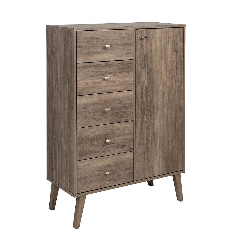 Prepac Milo 5-Drawer Chest with Door