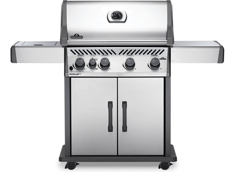 Napoleon Rogue XT 525 Series SIB Stainless Steel Liquid Propane Freestanding Grilland#xA0;With Infrared Side Burner