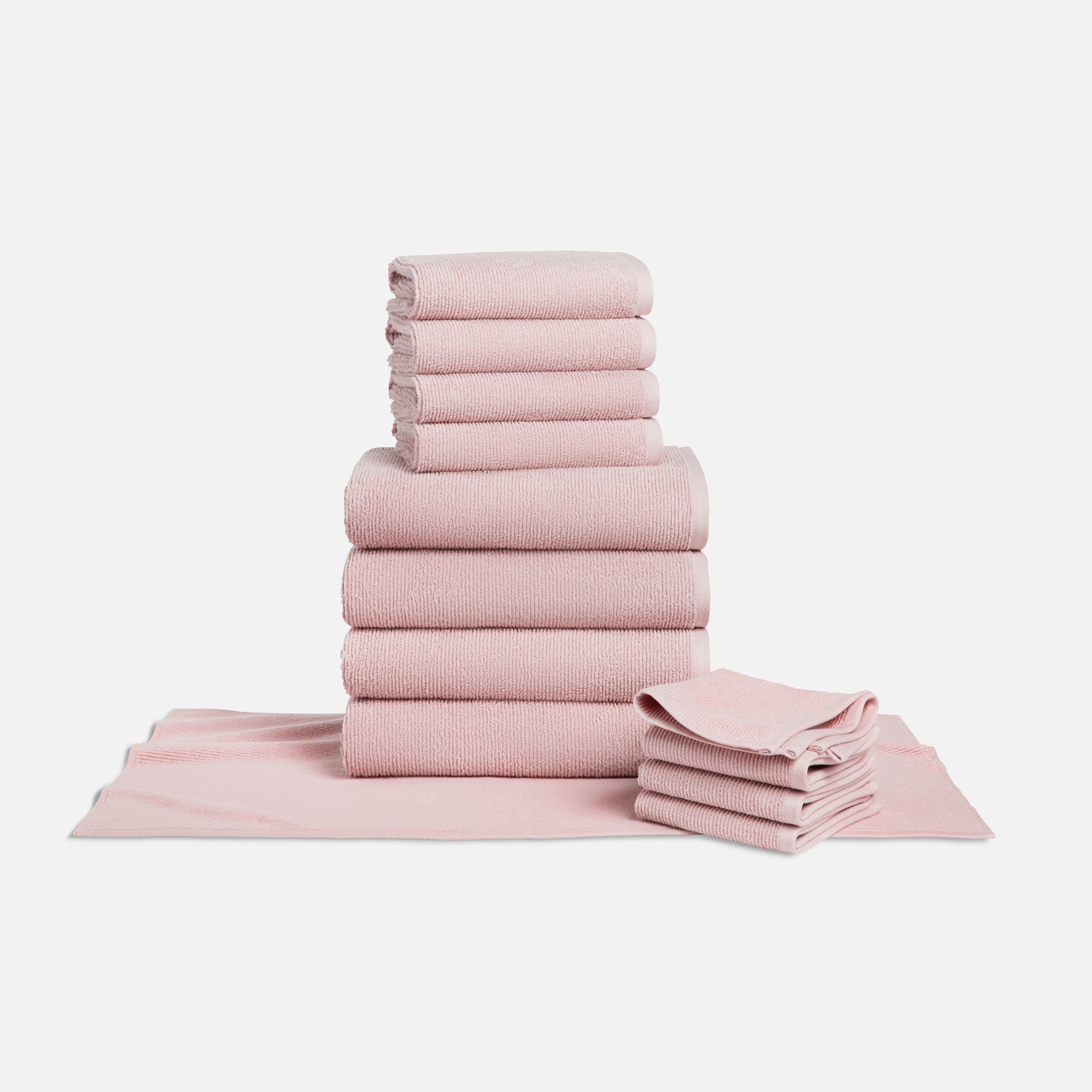 Organic Ribbed Towel Move-In Bundle