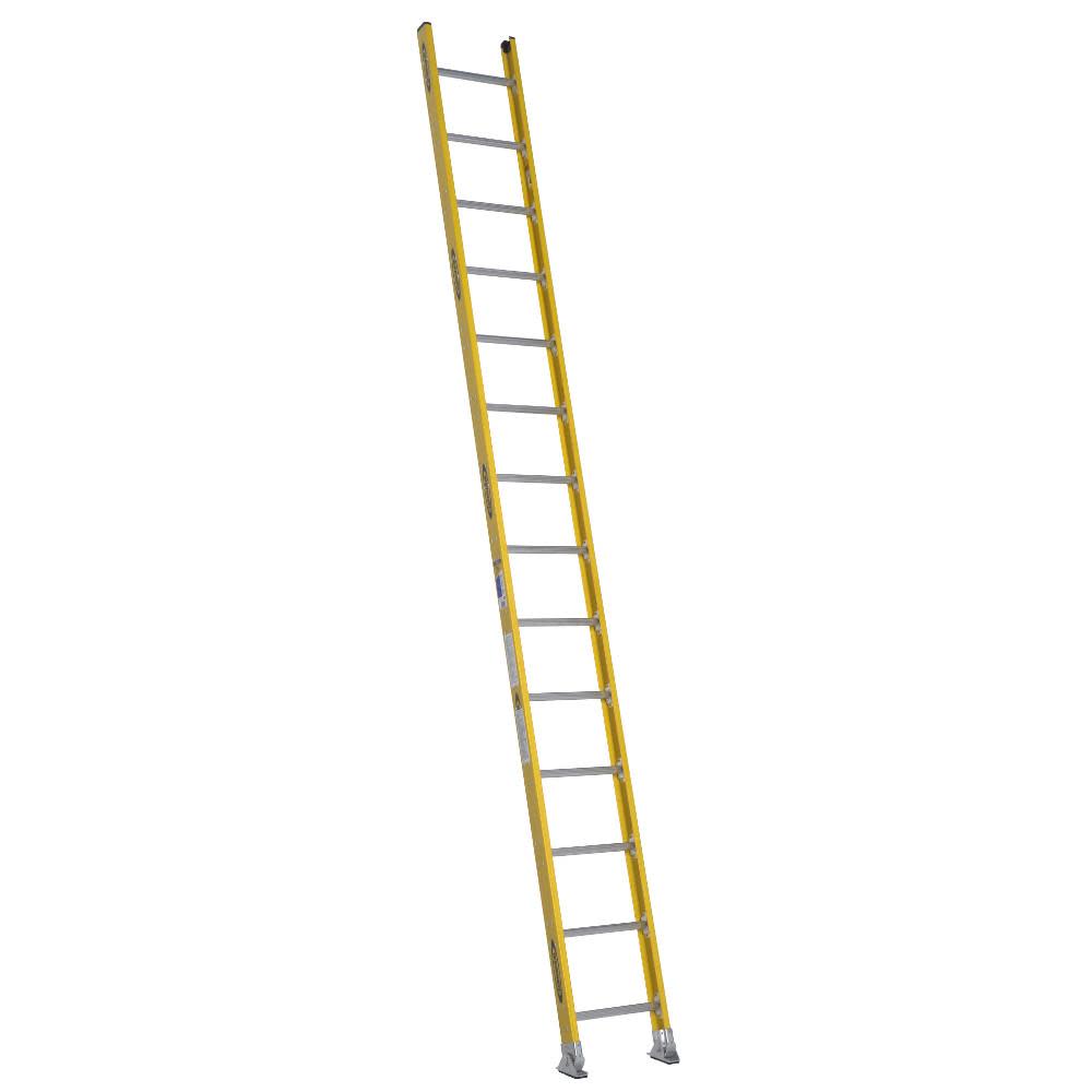 14 Ft. Type IAA Fiberglass Round Rung Straight Ladder