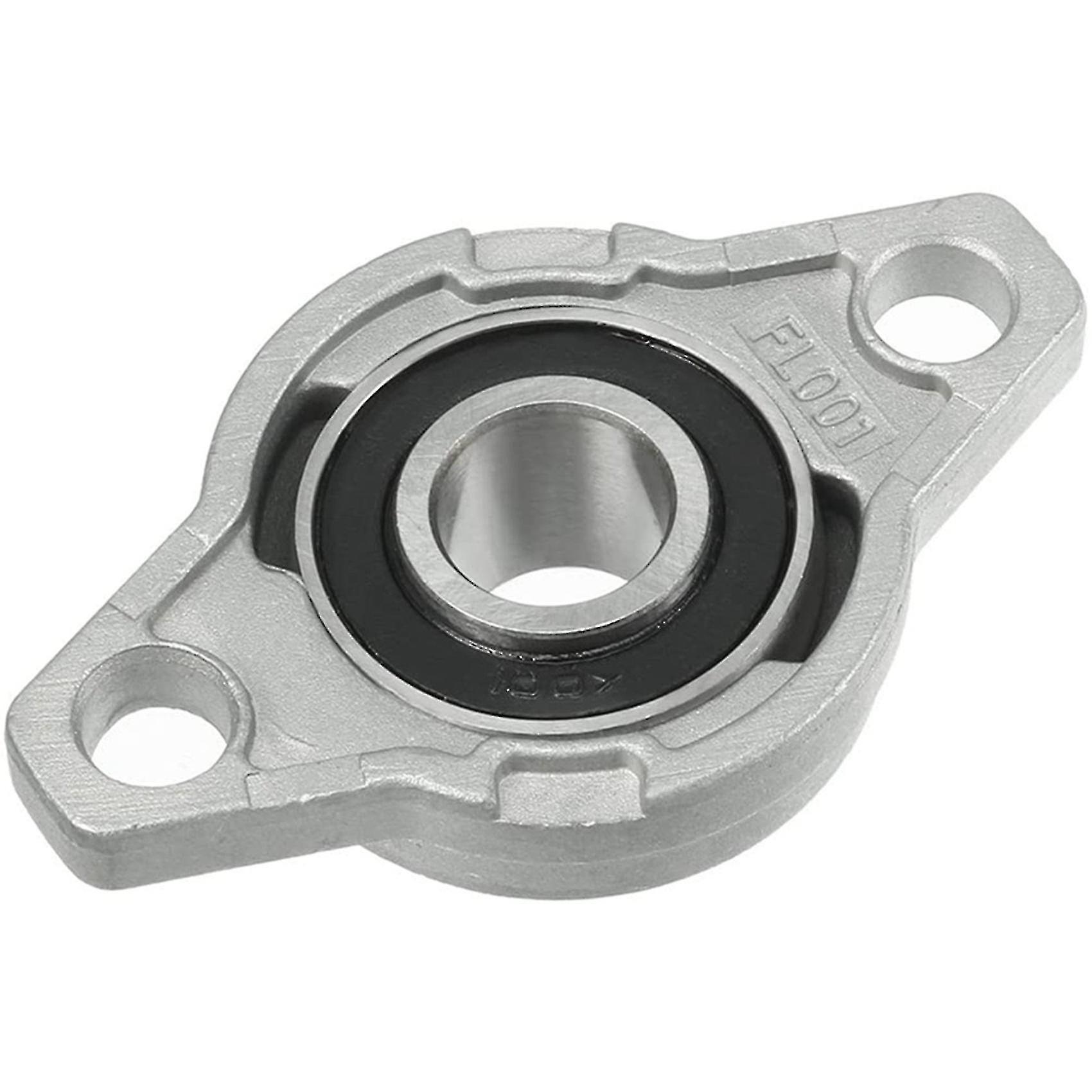 4pcs Kfl001 12mm Zinc Alloy Self Aligning Pillow Block Flange Bearing