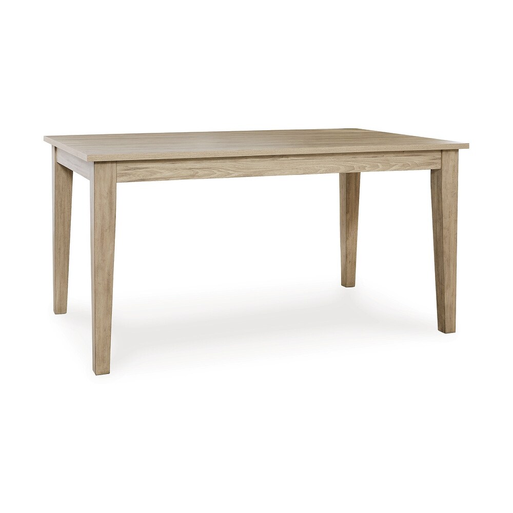 Signature Design by Ashley Gleanville Light Brown Dining Table   60\