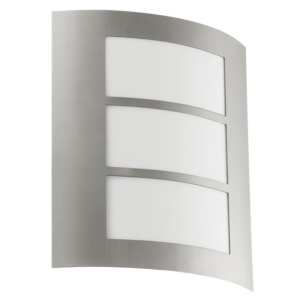 Eglo 88139 City Stainless Steel Modern Outdoor Wall Light