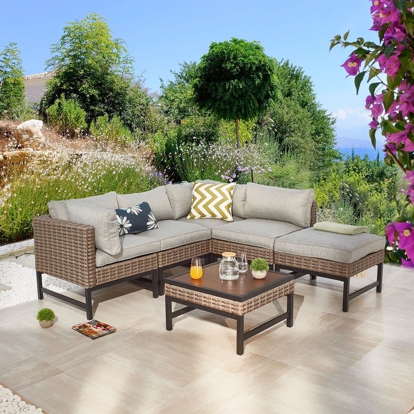 Patio Festival RightAngle 6Piece Outdoor Conversation Set