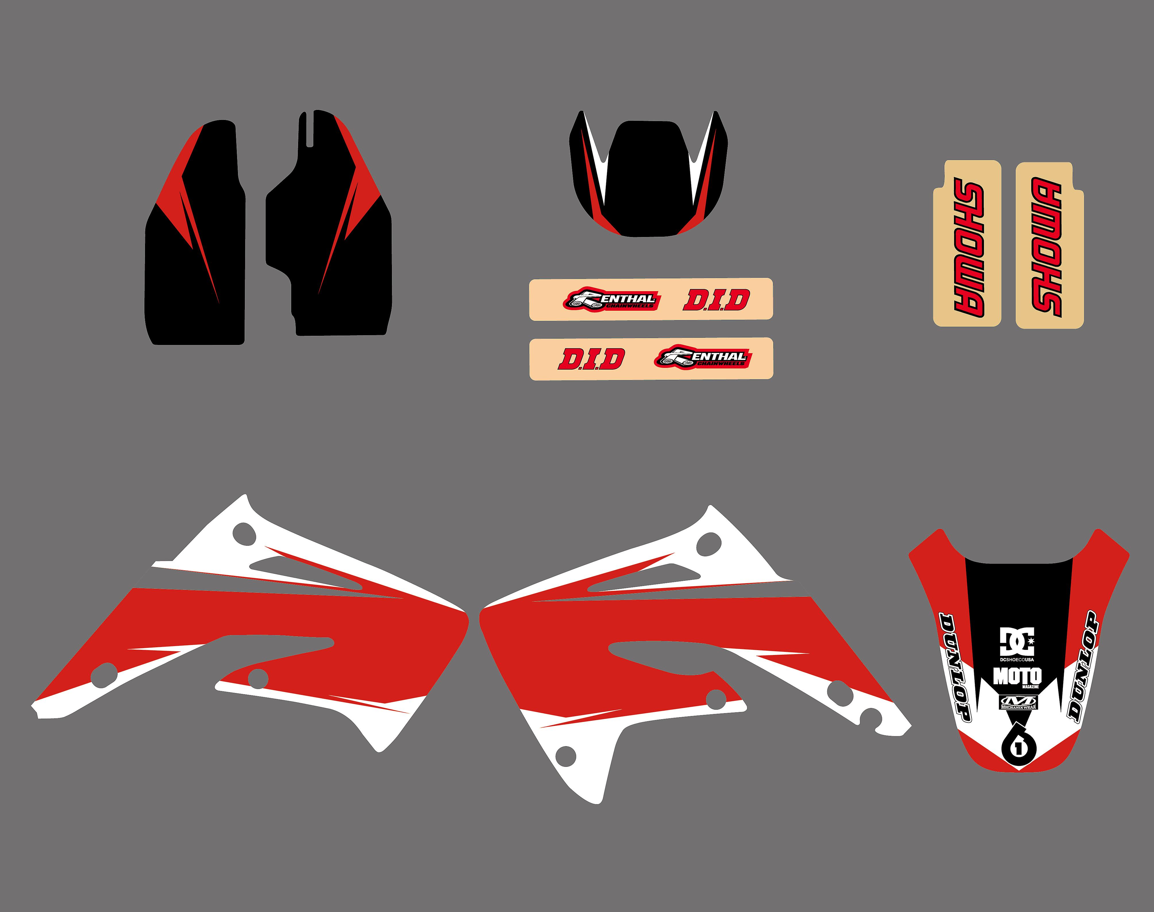 Born Pretty Graphics andamp; Background Decal Sticker Kit For Honda Cr85r Cr85 Liquid Cooled 2 Strokes 2003 04 05 06 07 08 09 10 11 2012 Cr 85 85r