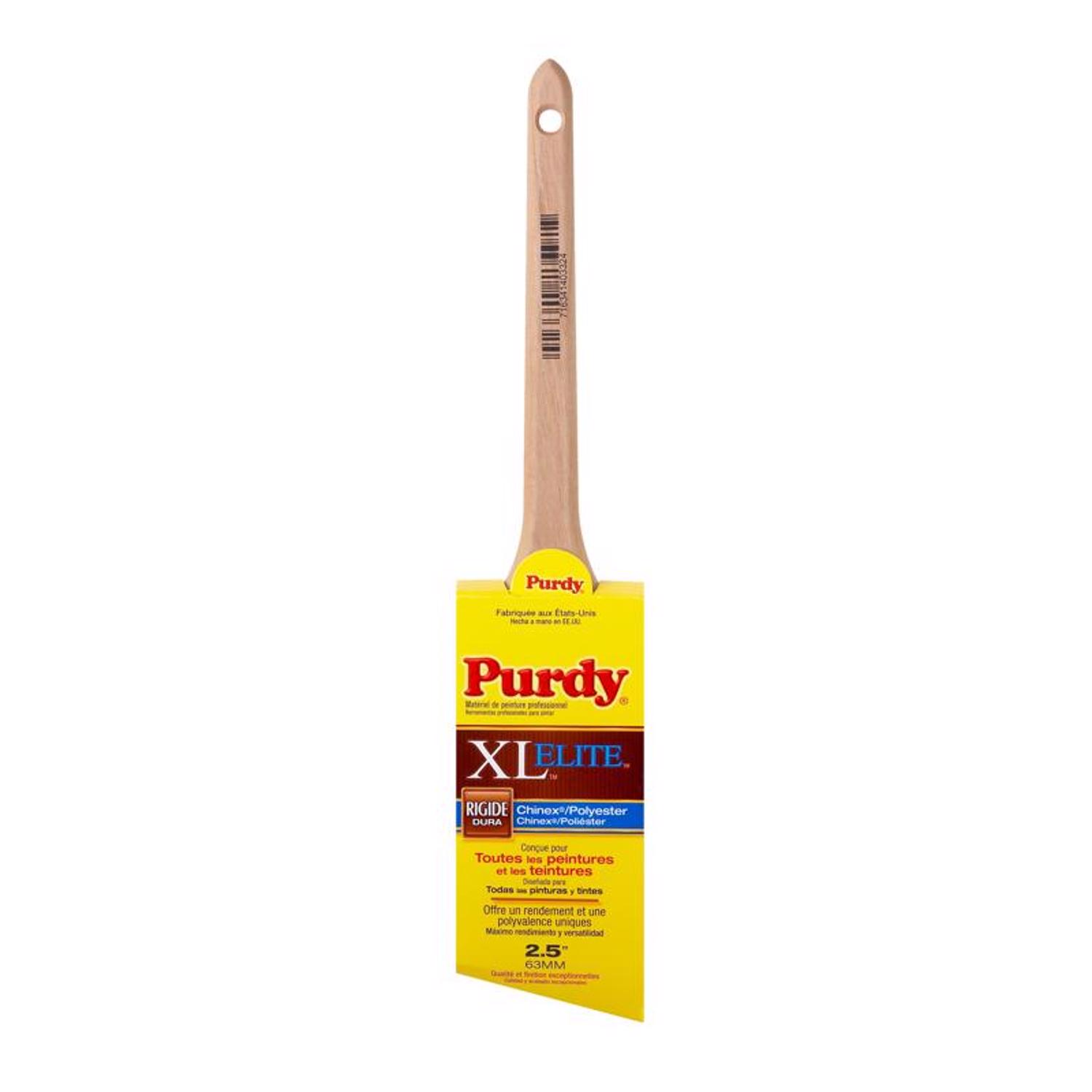 Purdy XL Elite Dale 2-1/2 in. Stiff Angle Trim Paint Brush